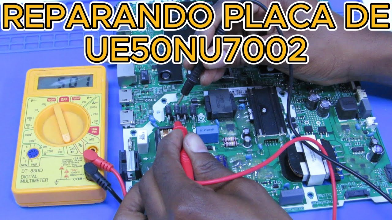 Consertando a fonte de ue50nu7002