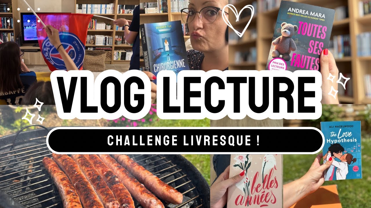 CHALLENGE LIVRESQUE ! | Vlog Lecture
