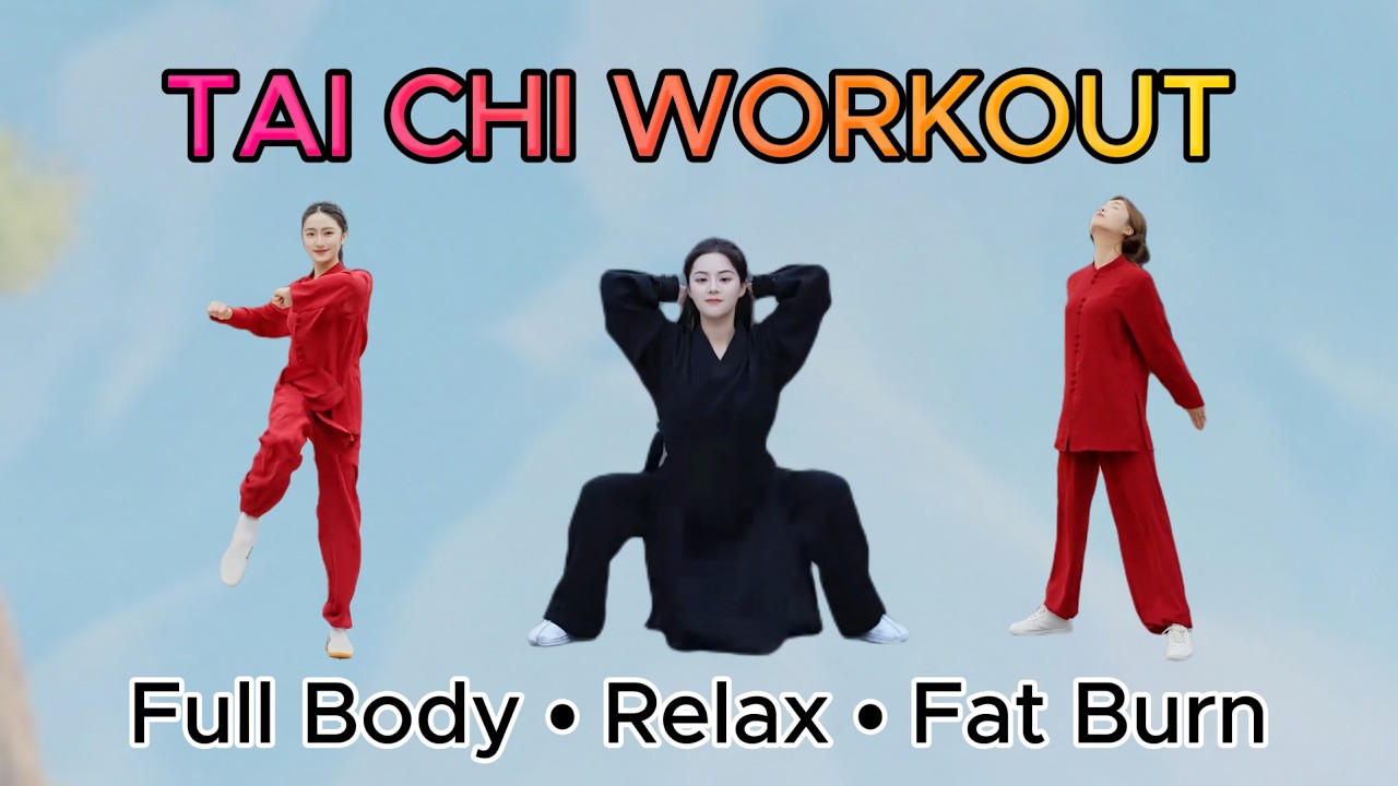 15 Minute Tai Chi Full Body Workout | Gentle Fat Burn & Relaxation