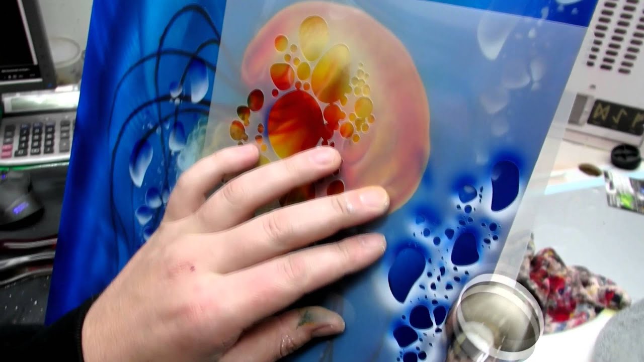 Blubber Blasen Airbrush Jellyfish Candy Paint (Step by Step Videotutorial)
