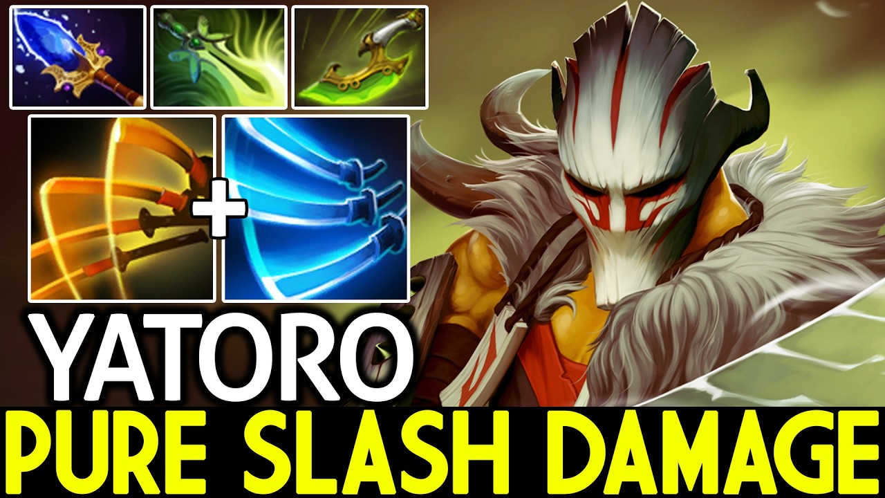 YATORO [Juggernaut] Pure Slash Damage No Mecry Dota 2