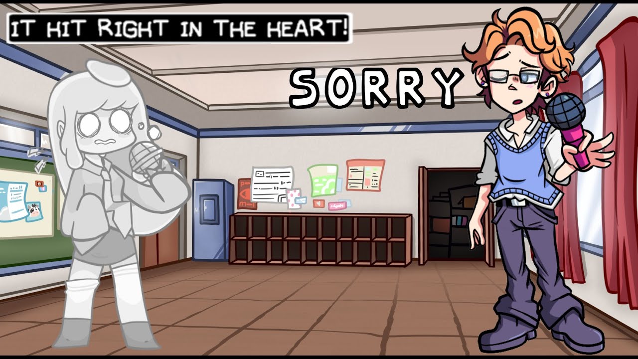 Friday Night Funkin' : Stomachache FC (Hard), but sung by Senpai and Cloud - Maybe it's heartburn