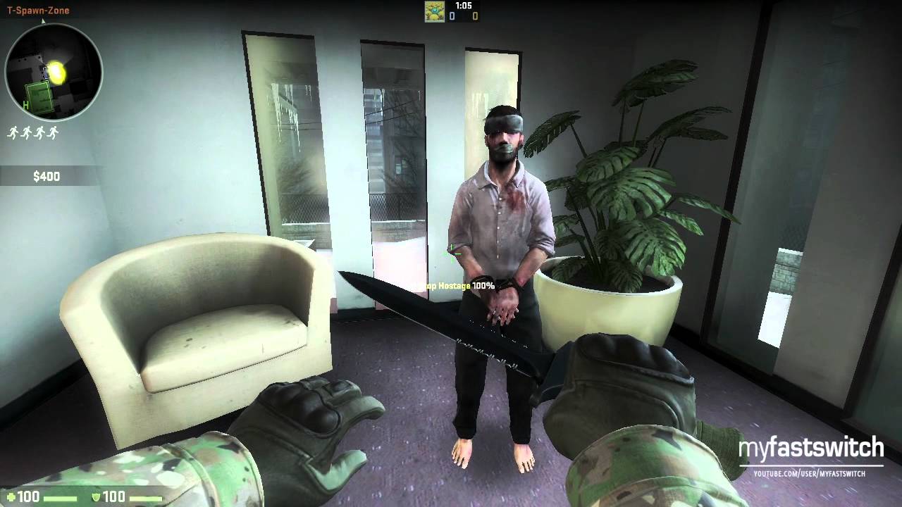 CS:GO cs_office Walkthrough HD