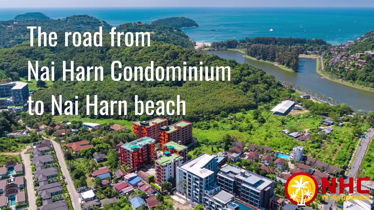 The road from Nai Harn Condominium to Nai Harn beach  - 1.4 km