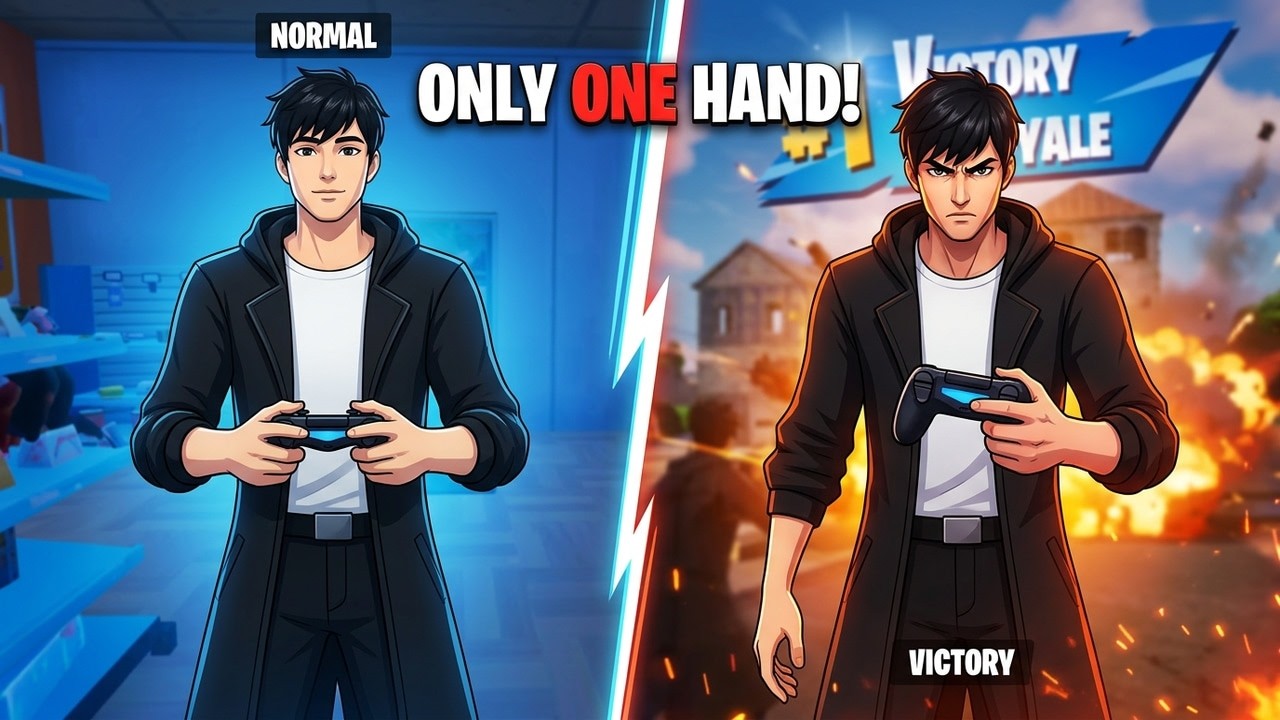 Can I Win Fortnite Duos With ONLY ONE Hand?