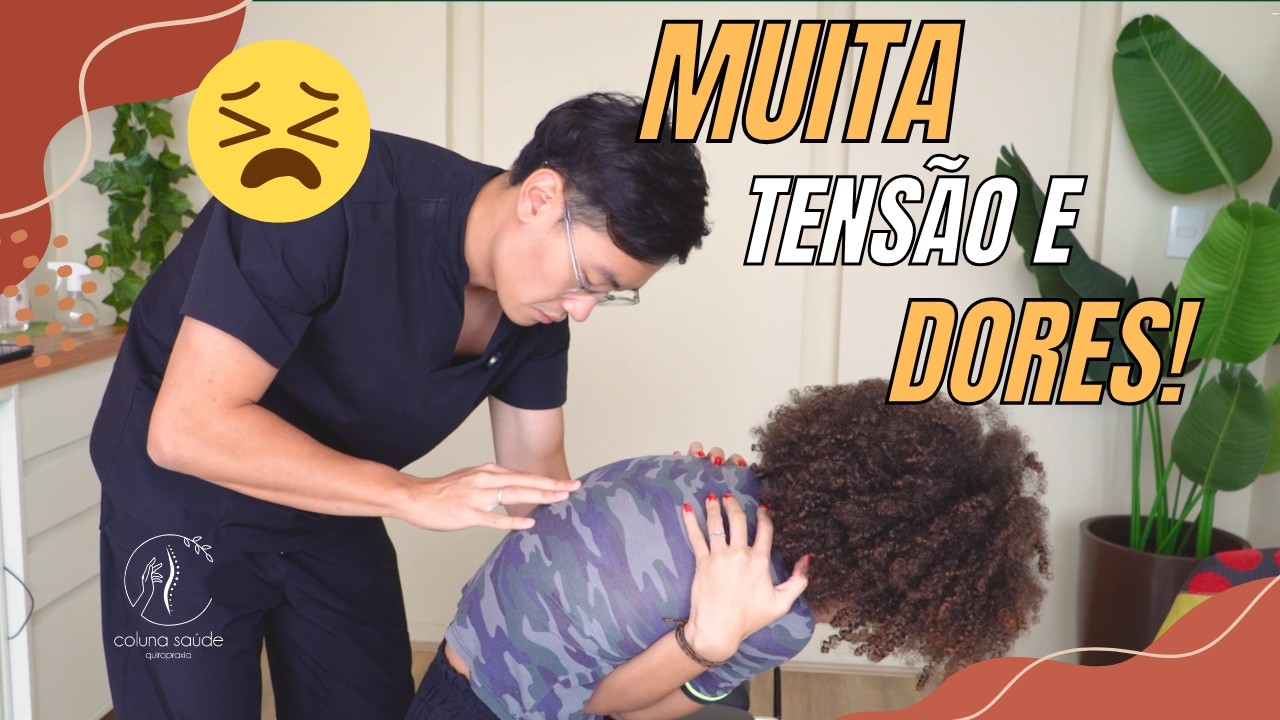 Paciente com Coluna Inflamada e Muito Dolorida - Quiropraxia para Dores Intensas