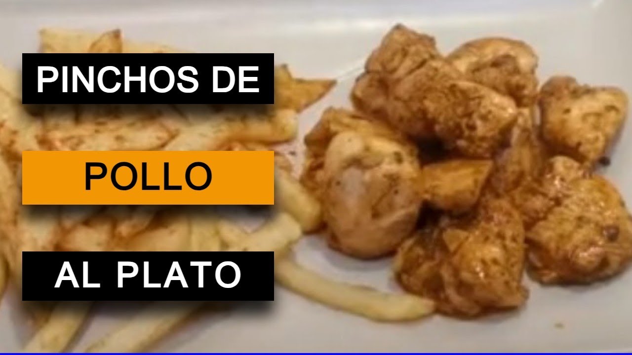 PINCHO DE PECHUGA DE POLLO EN SARTÉN - PINCHOS MORUNOS