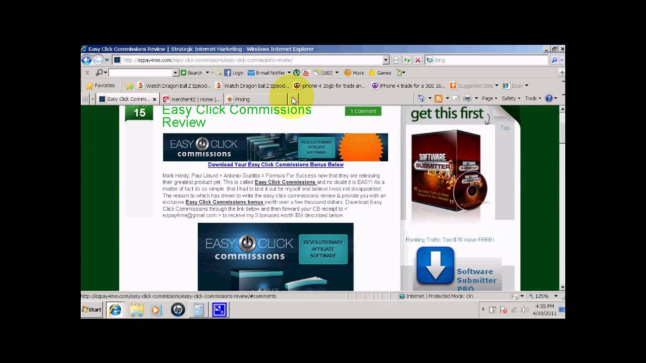 Easy Click Commissions Review