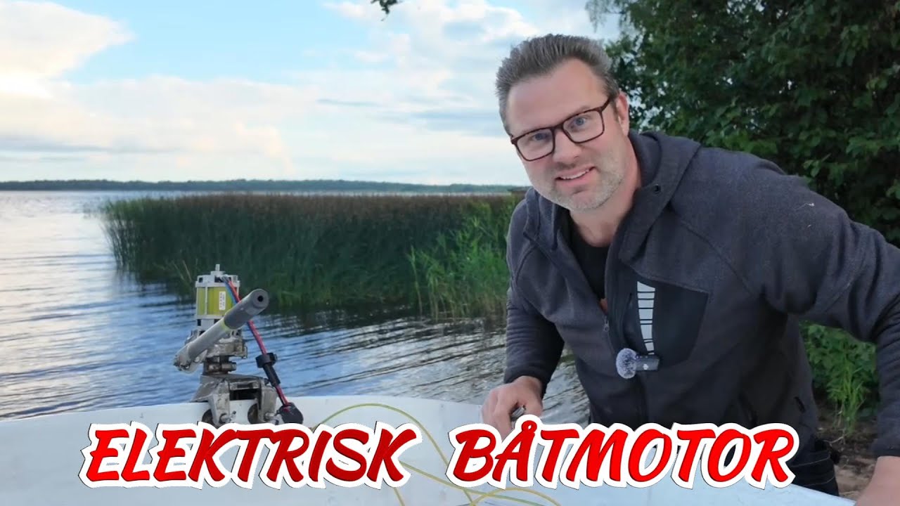 HEMMABYGGD ELEKTRISK BÅTMOTOR