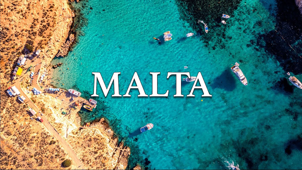 Malta 4K Land & Sea • Calming Music for Stress Relief