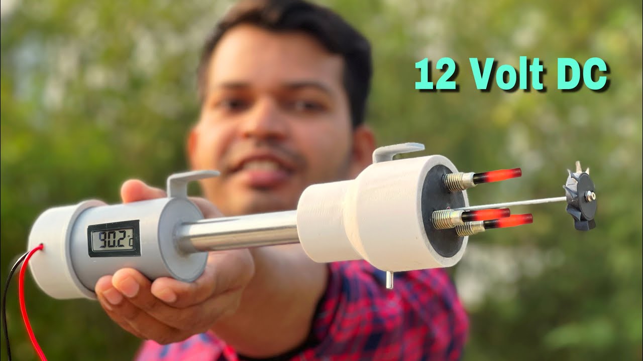 12 Volt DC Water Heater कैसे बनाये | How To Make DC Water Heater At Home