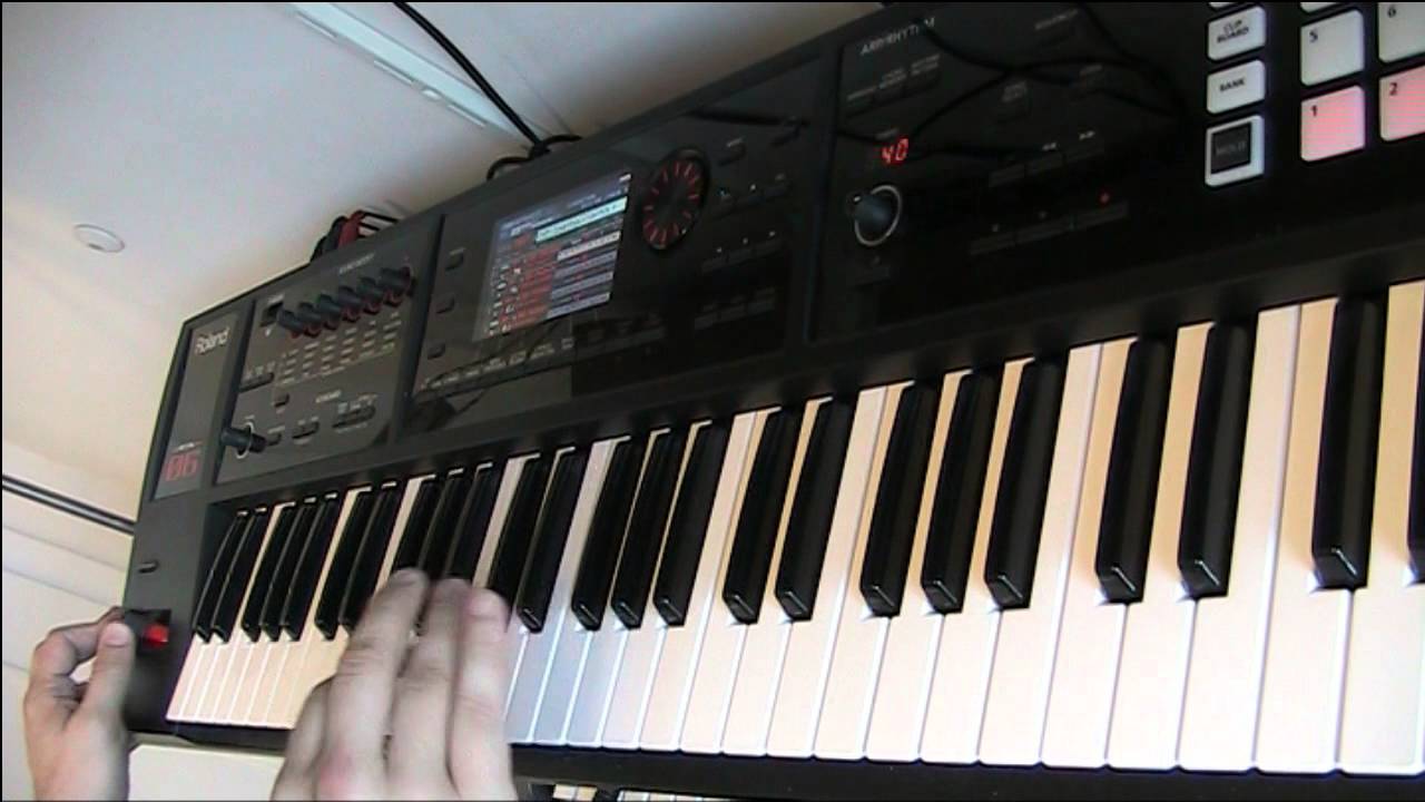 Roland FA-06 Default Studio Sets Demo