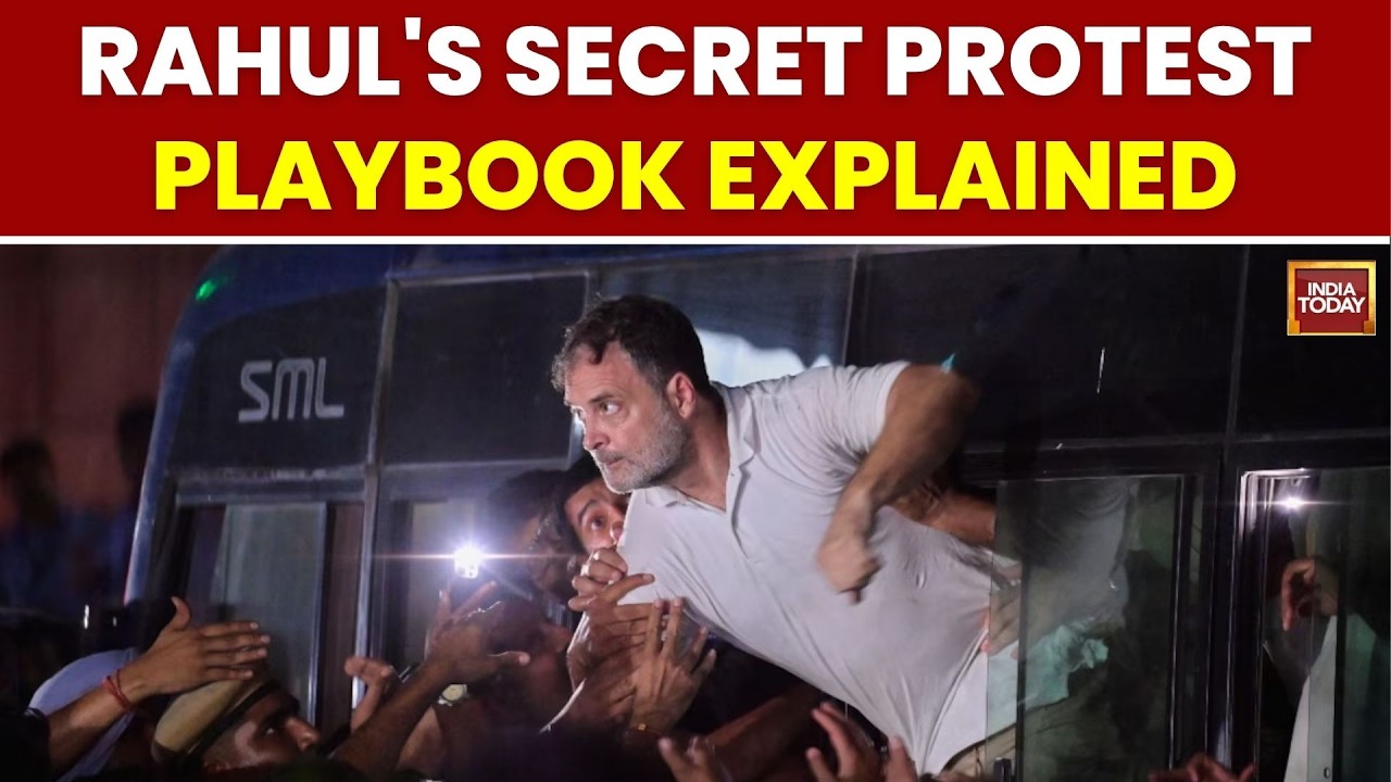 Rahul Gandhi's Flash Protest Strategy | ECI | Priyanka Gandhi | Delhi Police | Congress