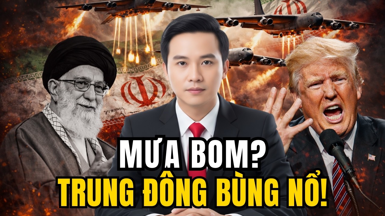 B52 Trút Mưa Bom Chiến Dịch Oanh Kích Quy Mô Lớn Nhắm Vào Hạ Tầng Hỏa Tiễn Iran|Phân Tích Chiến Lược