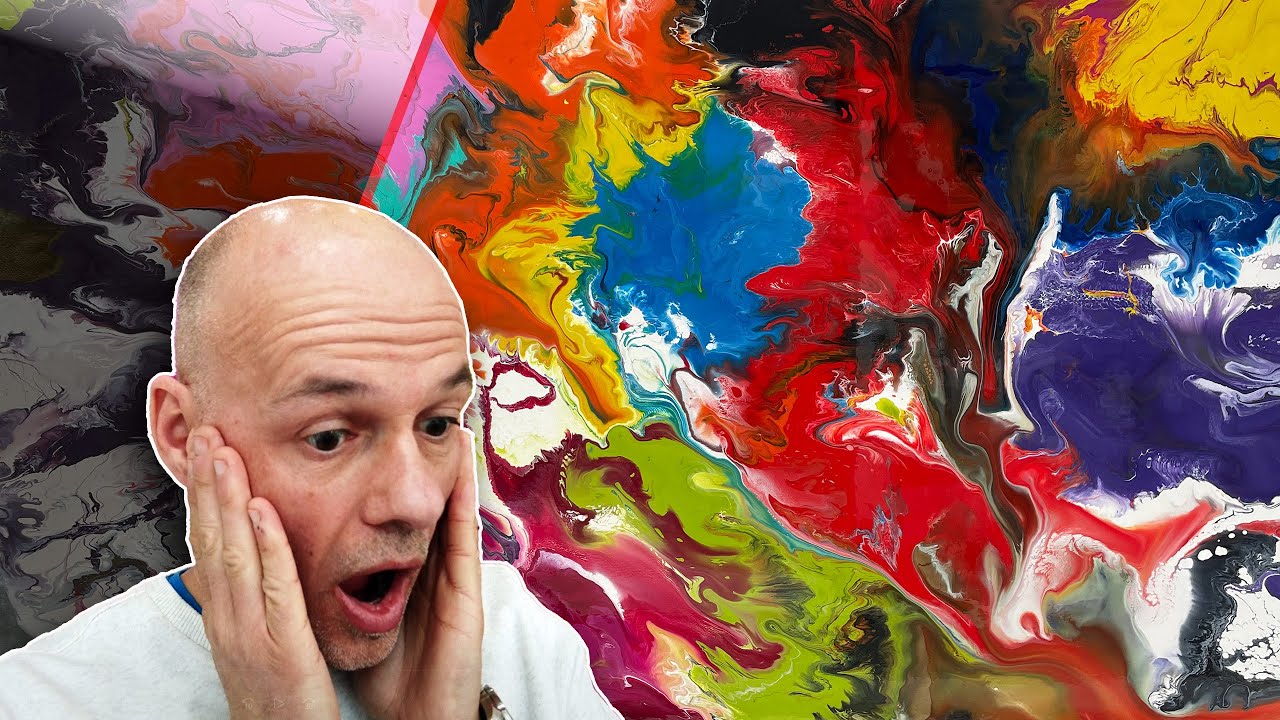Artist's reaction to his OWN PAINTING!