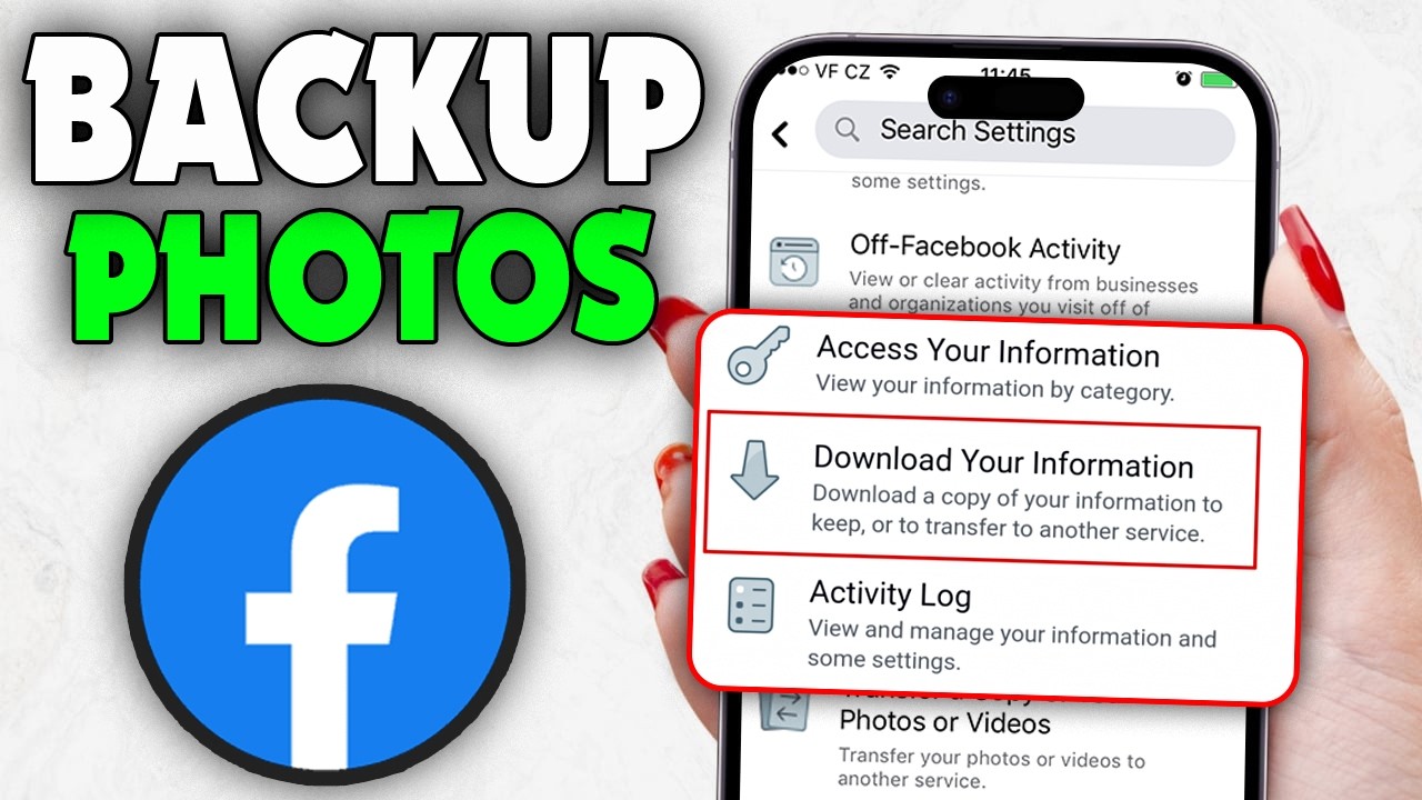 Как сделать резервную копию фотографий из Facebook (2026)