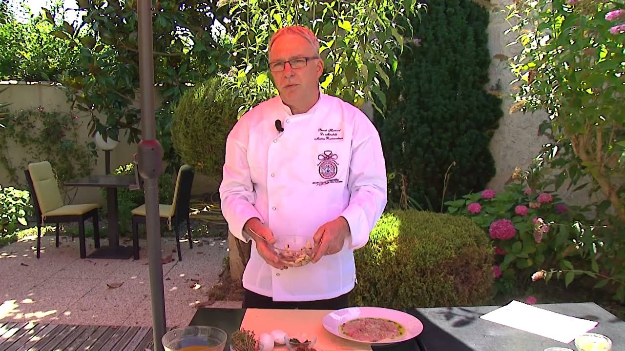 Les chefs sur la toile: marinade de thon frais au citron vert et basilic