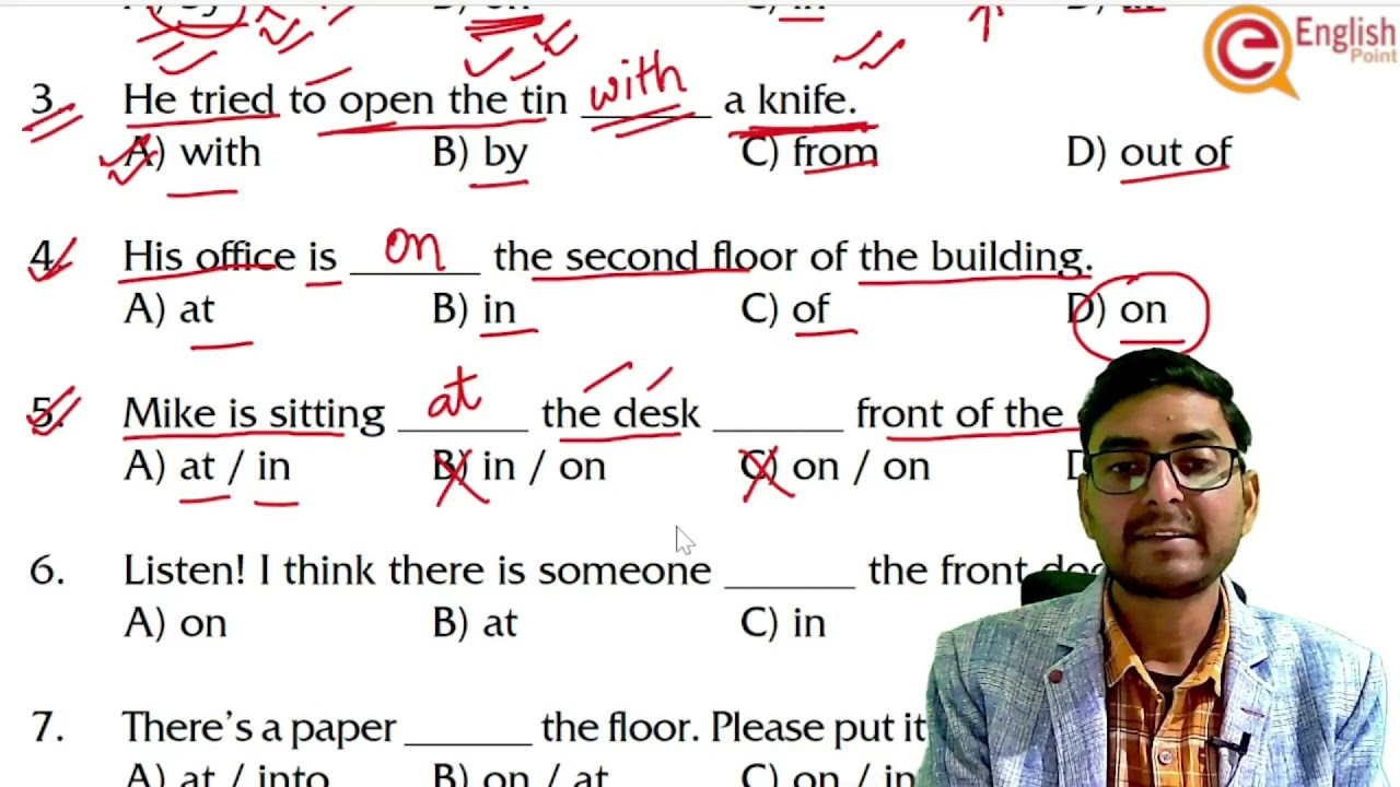 #Preposition_Exercise | Prepositions | Preposition in English Grammar | @Thecareerclarity