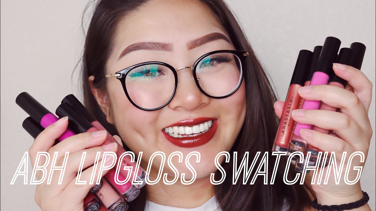 ANASTASIA BEVERLY HILLS LIP GLOSS SWATCHES 💋✨| EyesOnJess