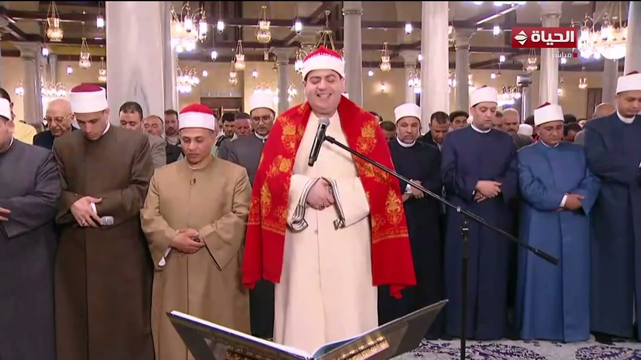 الشيخ محمد أبو العلا يؤم المصلين في صلاة التراويح بمسجد الإمام الحسين | 26 رمضان