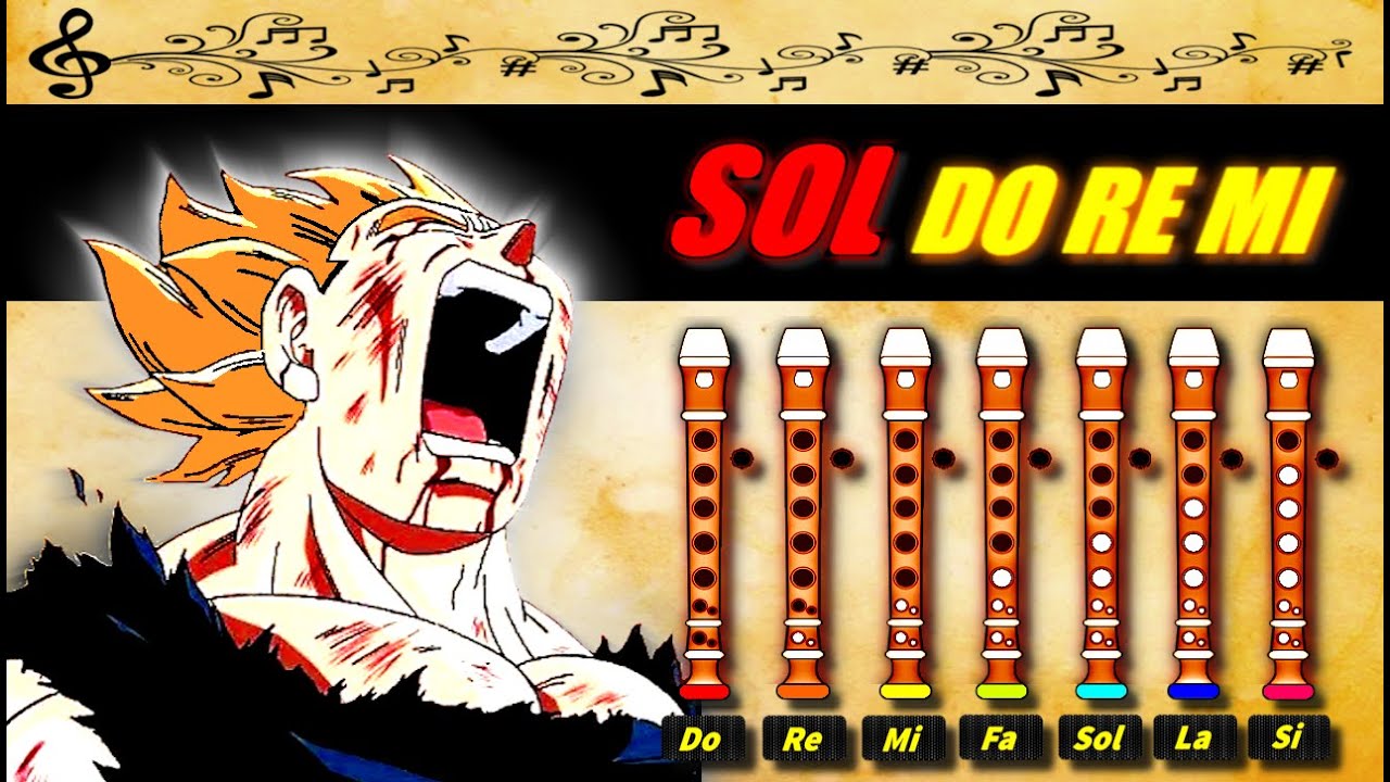 Dragon Ball Z - Canción Triste en Flauta Dulce 