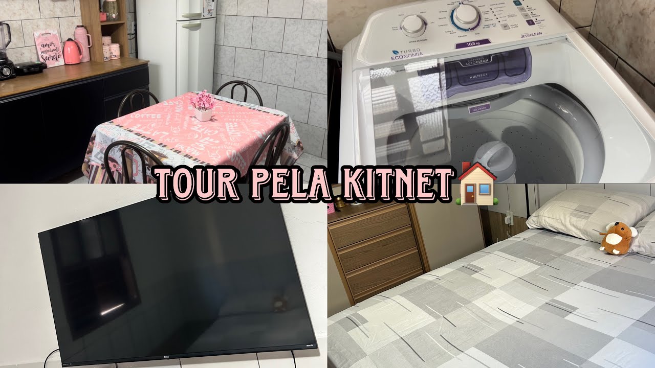TOUR PELA KITNET DE 2 CÔMODOS 🏠❤️
