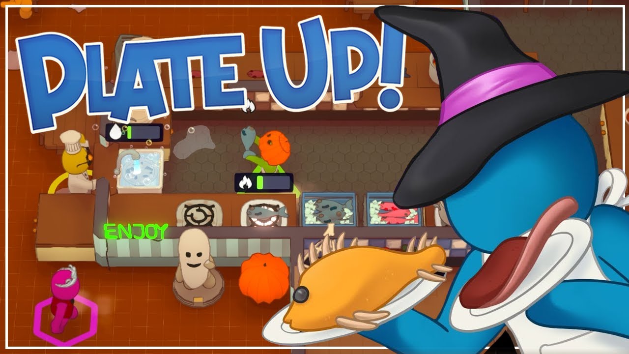 IT'S A SPOOKY NEW UPDATE! - PlateUp: Halloween Update: Part 1 (4-Player Gameplay)