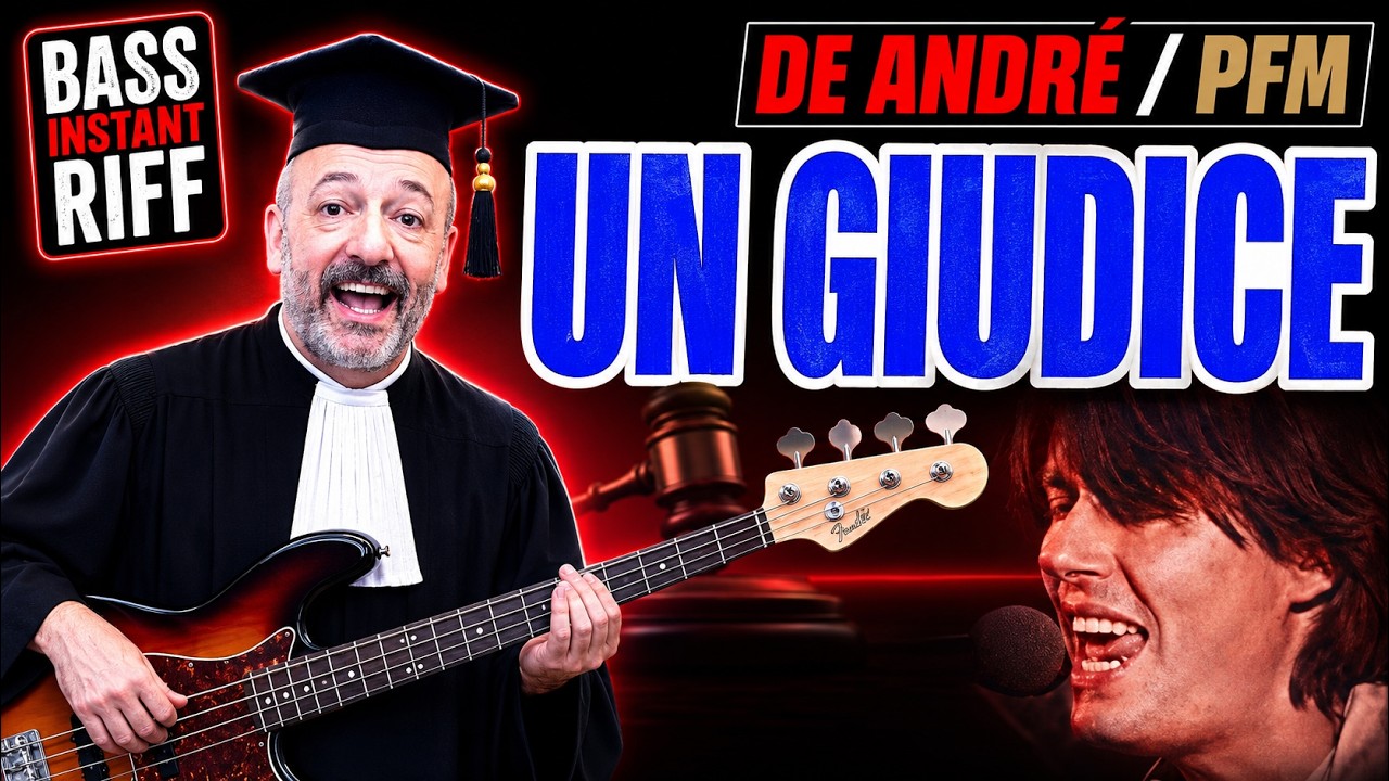 Cosa suona davvero Patrick Djivas in “Un Giudice” di De André? Analisi completa basso e armonia