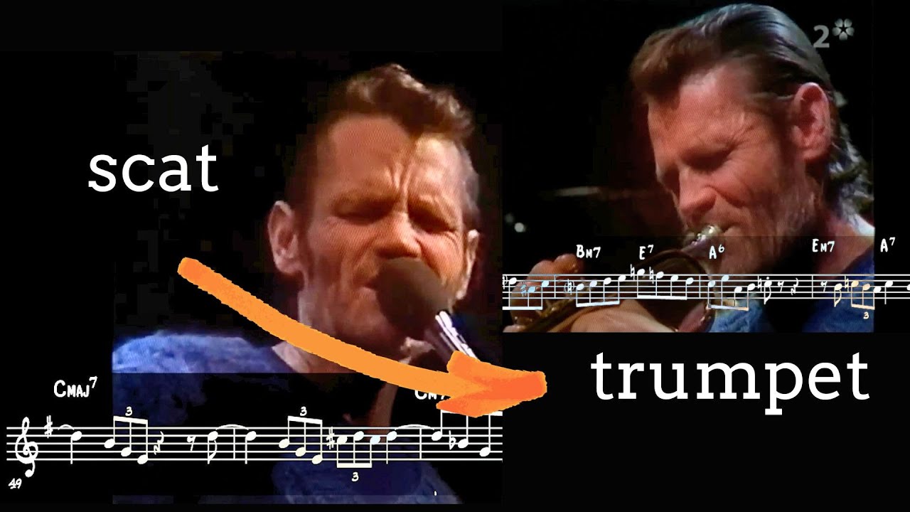 When you actually can sing what you play feat. Chet Baker