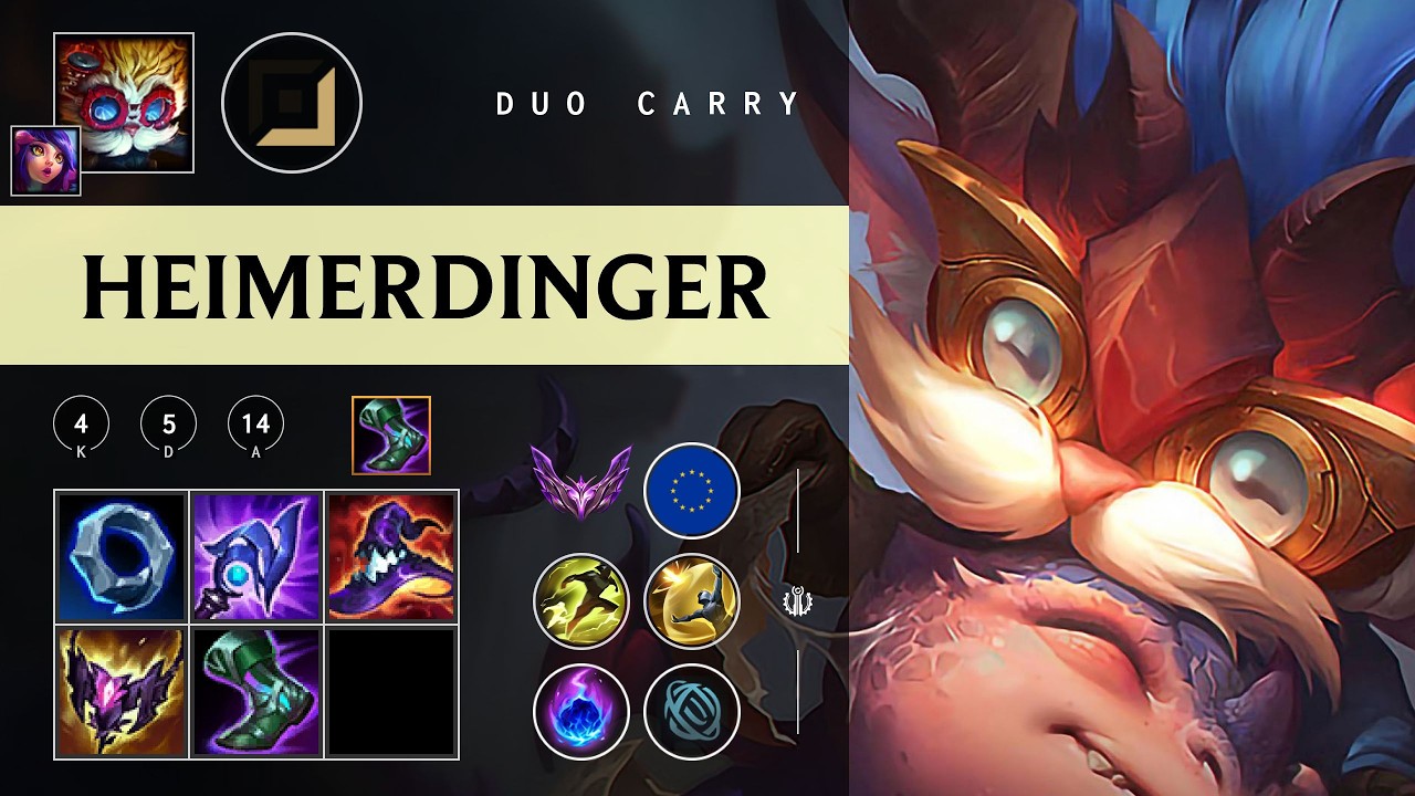 Heimerdinger Carry vs Seraphine - EUW Master Patch 26.03