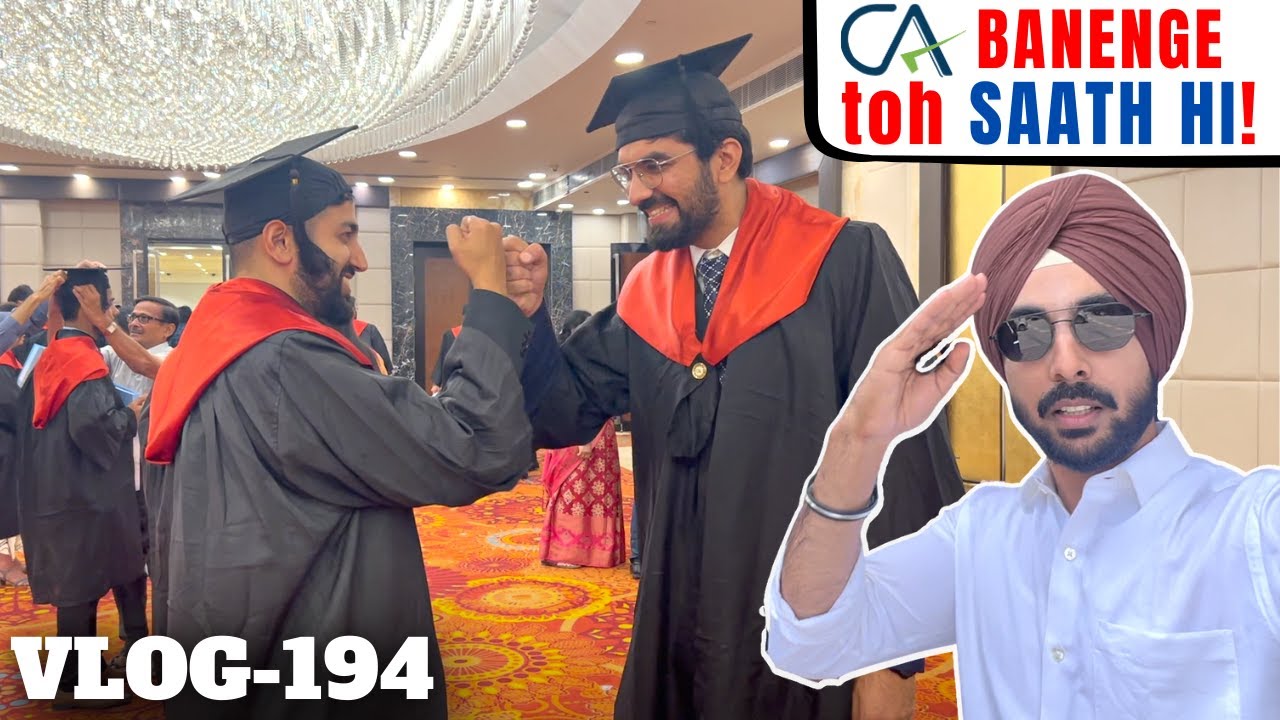 CA Journey of 2 Best Friends 💯| CA Convocation 2023