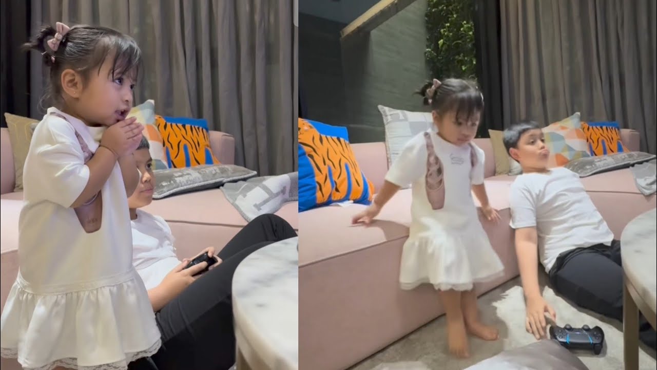 GEMES BAYI 2 LITER NUNJUKIN KE AA AREQ KALAU UDAH BISA BALET