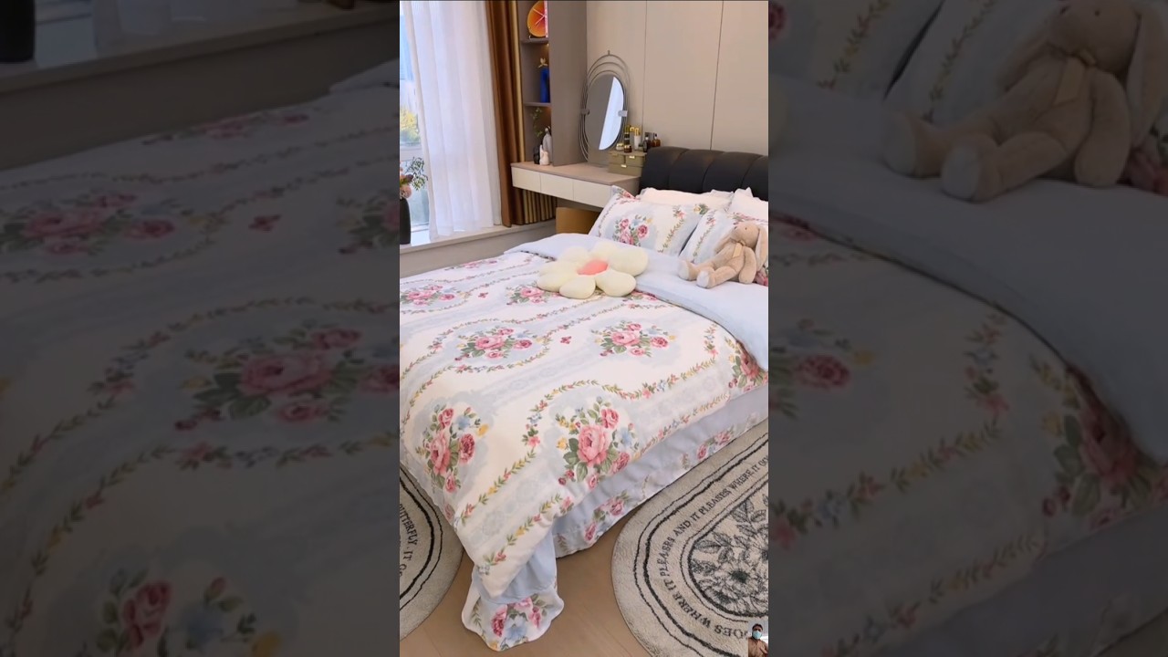 This Soft velvet warm bedding set is best for winter 