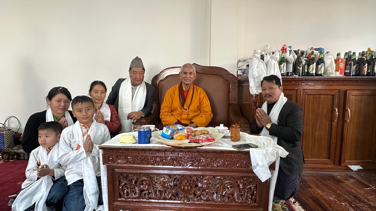 Inaugurations with blessing of kyapje meme (Ngawang Tenzin Ringporche) February1 2025