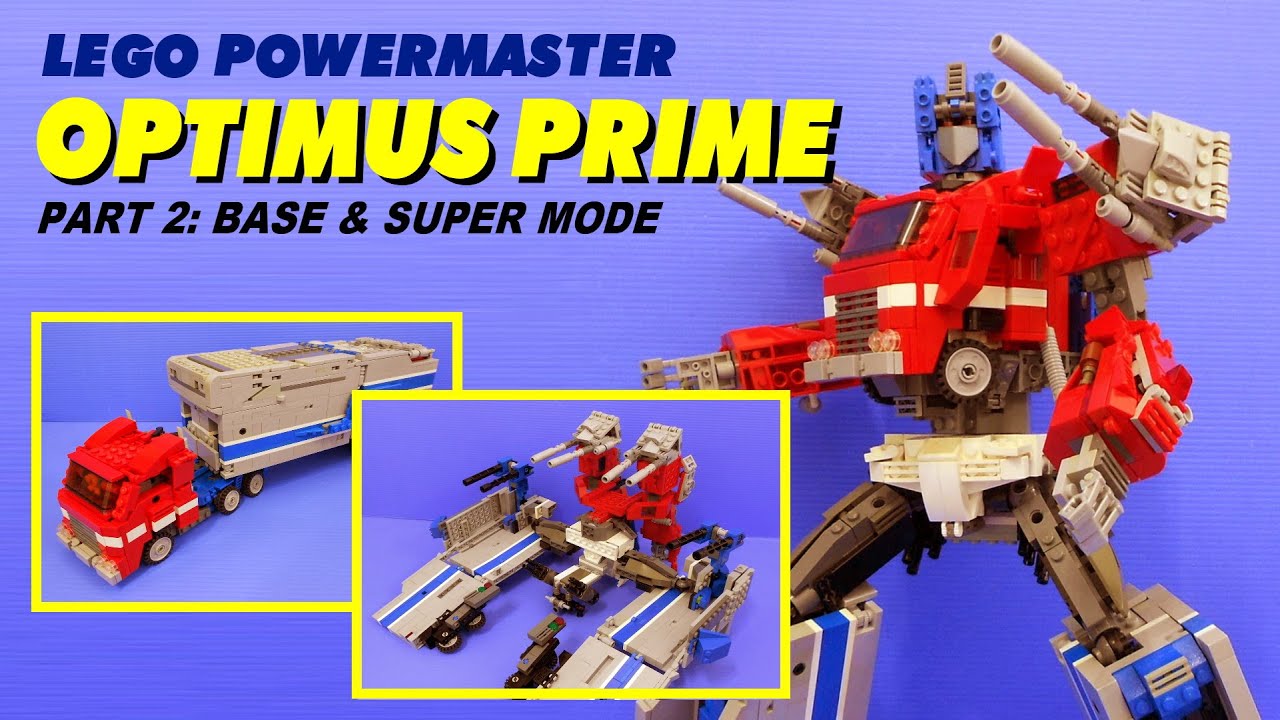 LEGO Transformer Powermaster Optimus Prime / Ginrai part 2: Super Mode