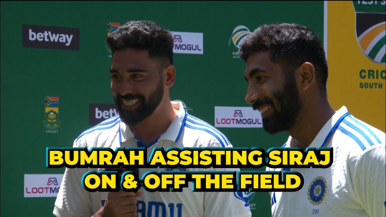 Mohammad Siraj on How Jasprit Bumrah Helps Make Bowling Easy for Him