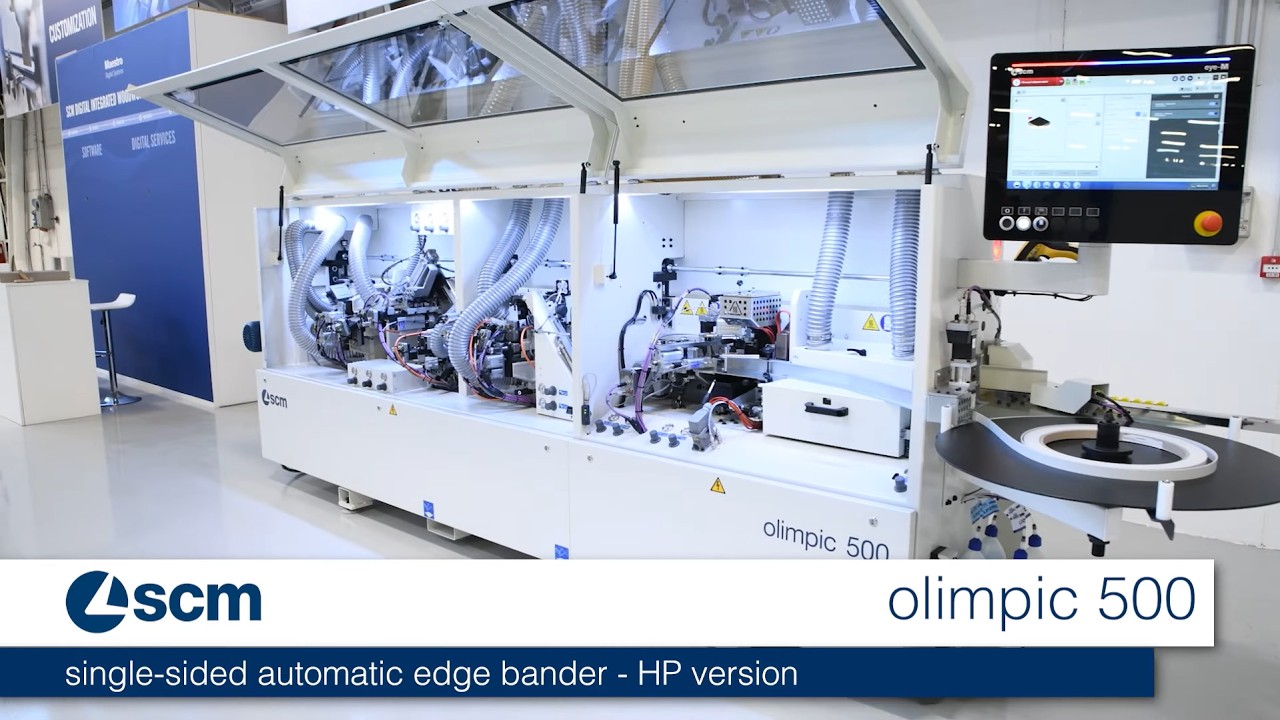 scm olimpic 500 - HP version - single sided automatic edge bander