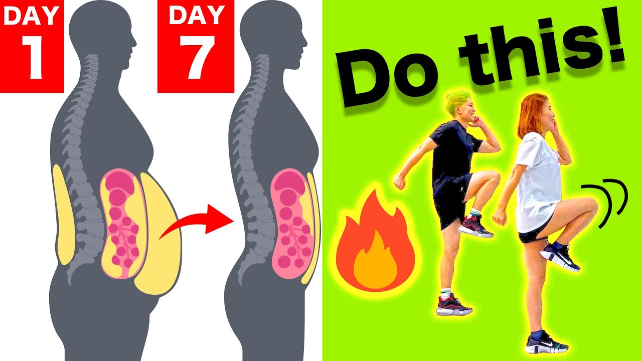 Сделайте это, чтобы потерять висцеральный жир за 7 дней, пошагово HIIT