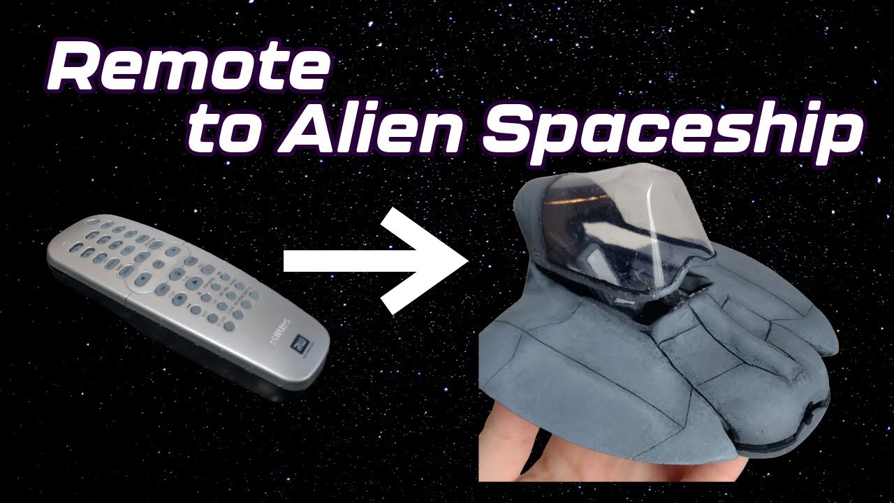 I Built a Miniature Alien Spaceship