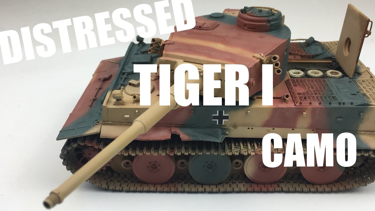 Worn Out Tiger Camo: (Airfix 1/35 Tiger I 