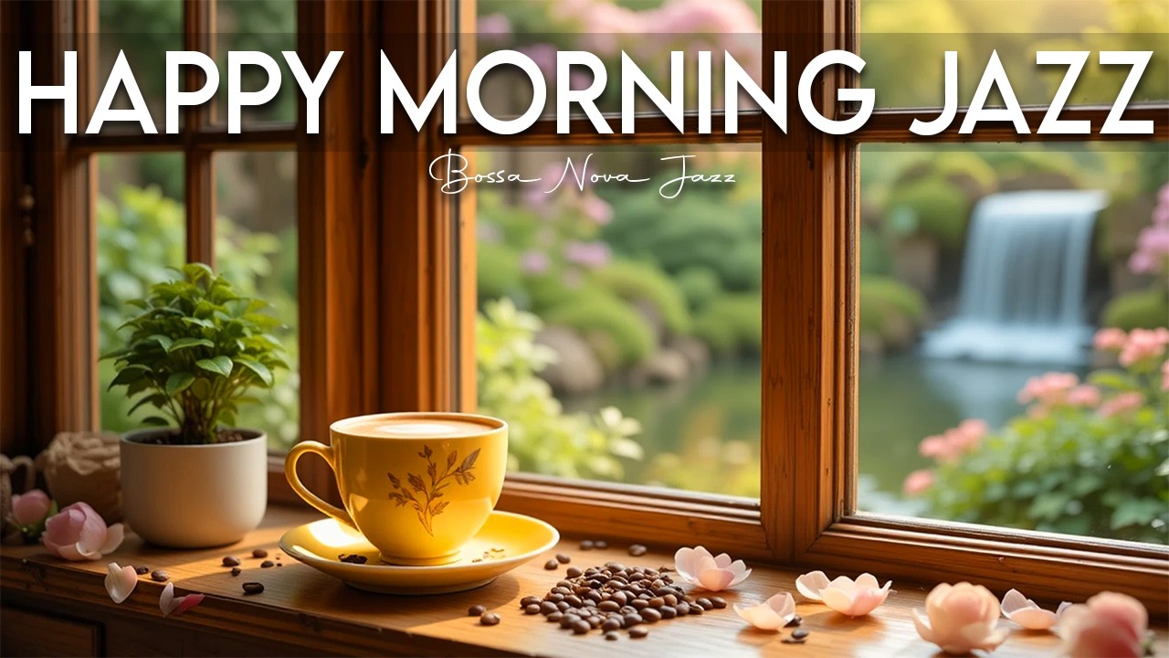 Happy Morning Jazz ☕ Positive Bossa Nova Relaxing Cafe Music for Studying, Working & Positive Vibes