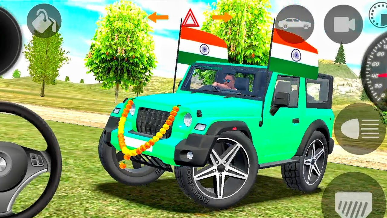 Modified Mahindra Thar😈Games:Indian Neon Green Thar (Gadi Wala Games) Car Game Android Game - #2026