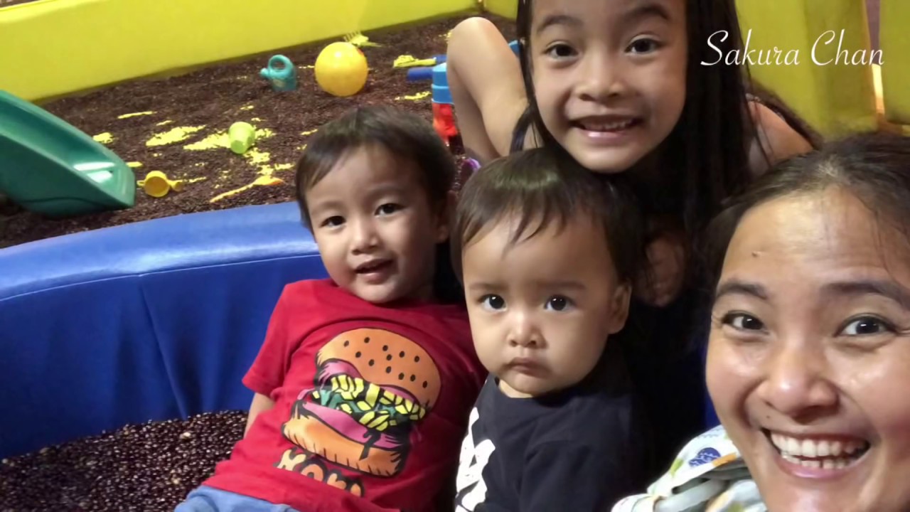 Bayi Lucu Sakura Chan main di Wahana Kacang sama Kakak Zara dan Kenzo