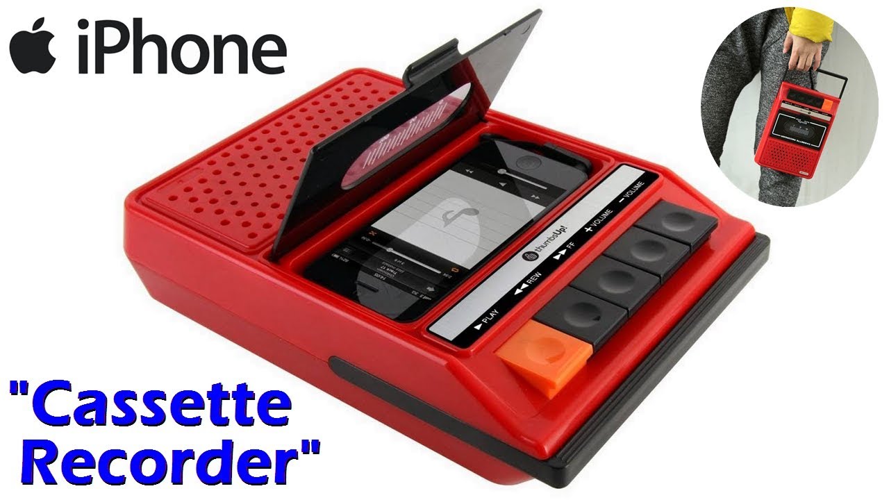 Turn your smartphone into a cassette recorder* - The ThumbsUp iRecorder