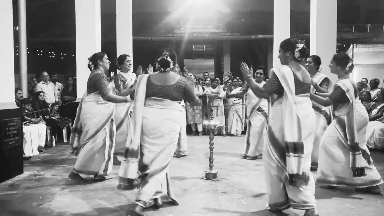 അന്നമനട മഹാദേവന്റെ അമ്പലമുറ്റത്ത് ശ്രീപാർവതീ ദേവിയുടെ തിരുനടയിൽ മിഴിവാർന്ന Thiruvathirakkali