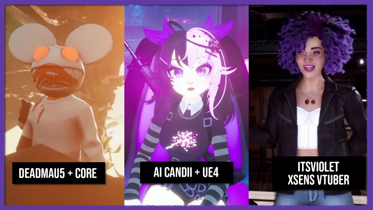 DEADMAU5 Metaverse and two EPIC Unreal Engine VTubers
