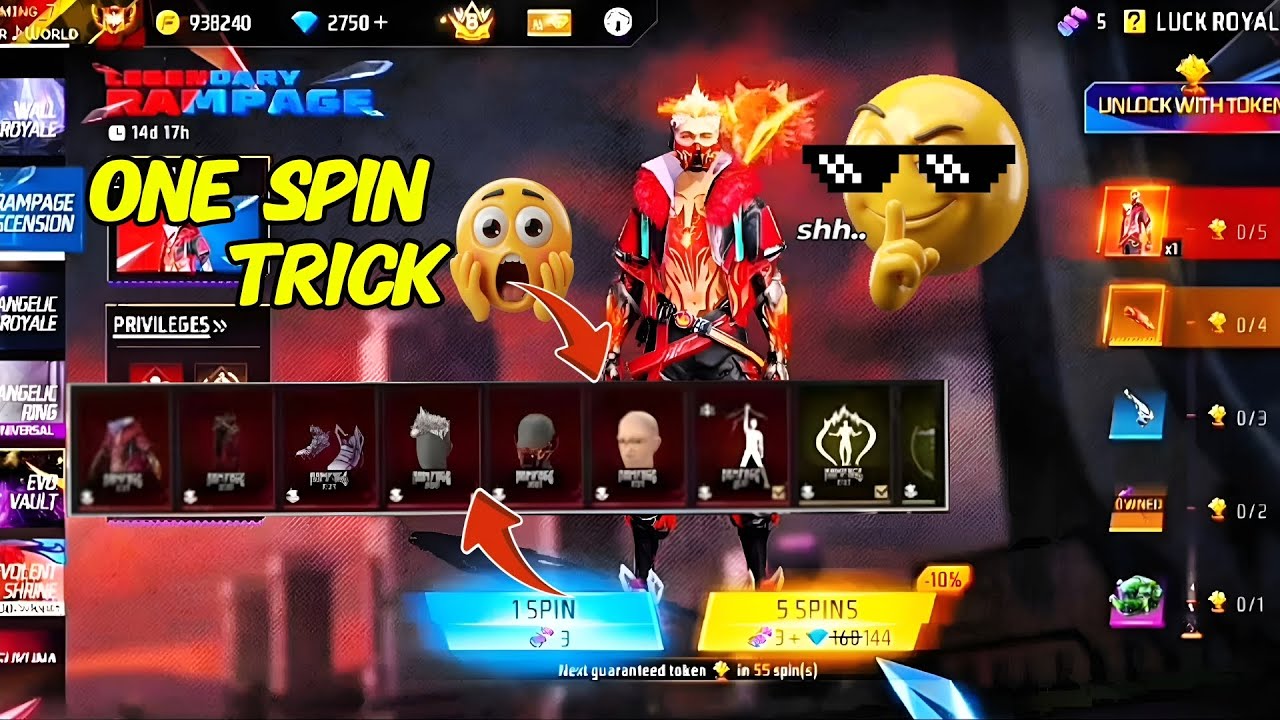 FF RAMPAGE EVENT SPIN🤯🔥|FREE FIRE🔥 #freefire#ffvideo#viralvideo#trendingvideo #tamilvideo 