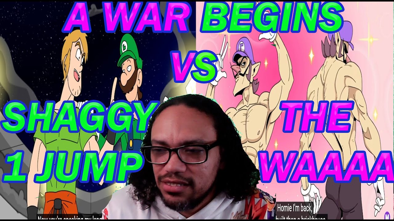 REACTION: ONE JUMP MAN VS SHAGGY BALL Z PT 1 & 2