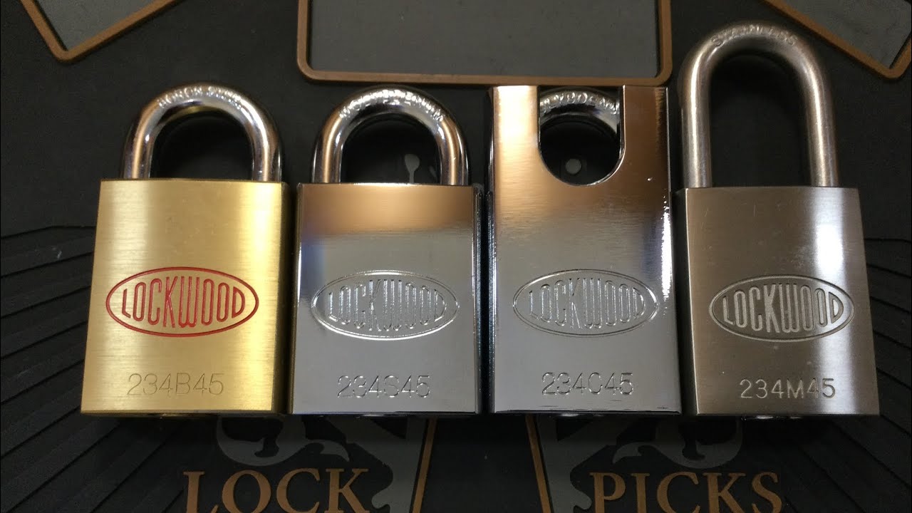 (247) Lockwood Padlock Series: 234B45 Padlock and it's variants