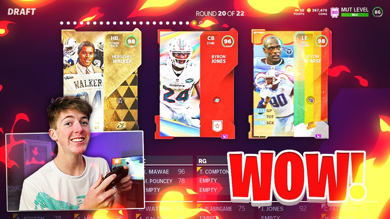*UPDATED* MUT Draft Is STUPID LIT Now! Madden 21 MUT DRAFT CHAMPS